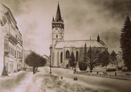 Kresba Prešova A3 /ceruza/